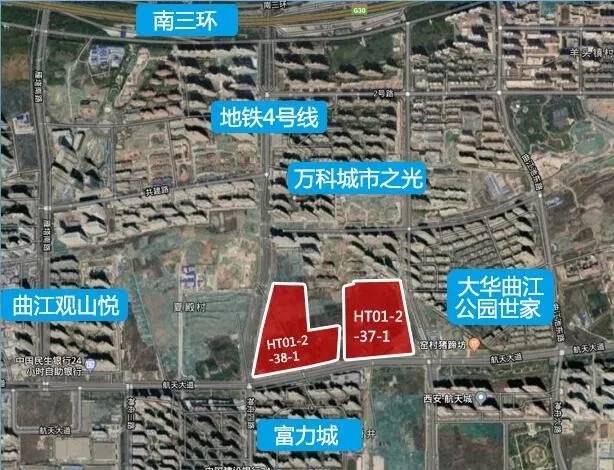 最新|西安4宗土地成交 碧桂园摘得航天城198亩宅地