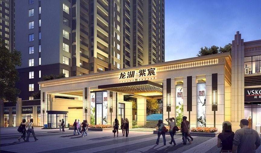 小区入口效果图