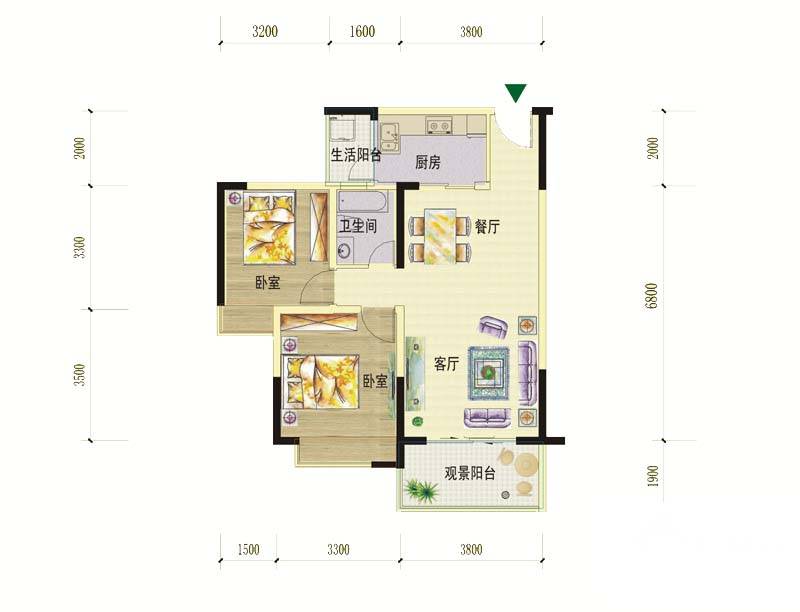 明新国际新城a2户型